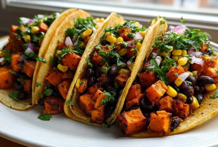Sweet Potato Black Bean Tacos