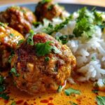 Thai Turkey Meatballs in Coconut Curry