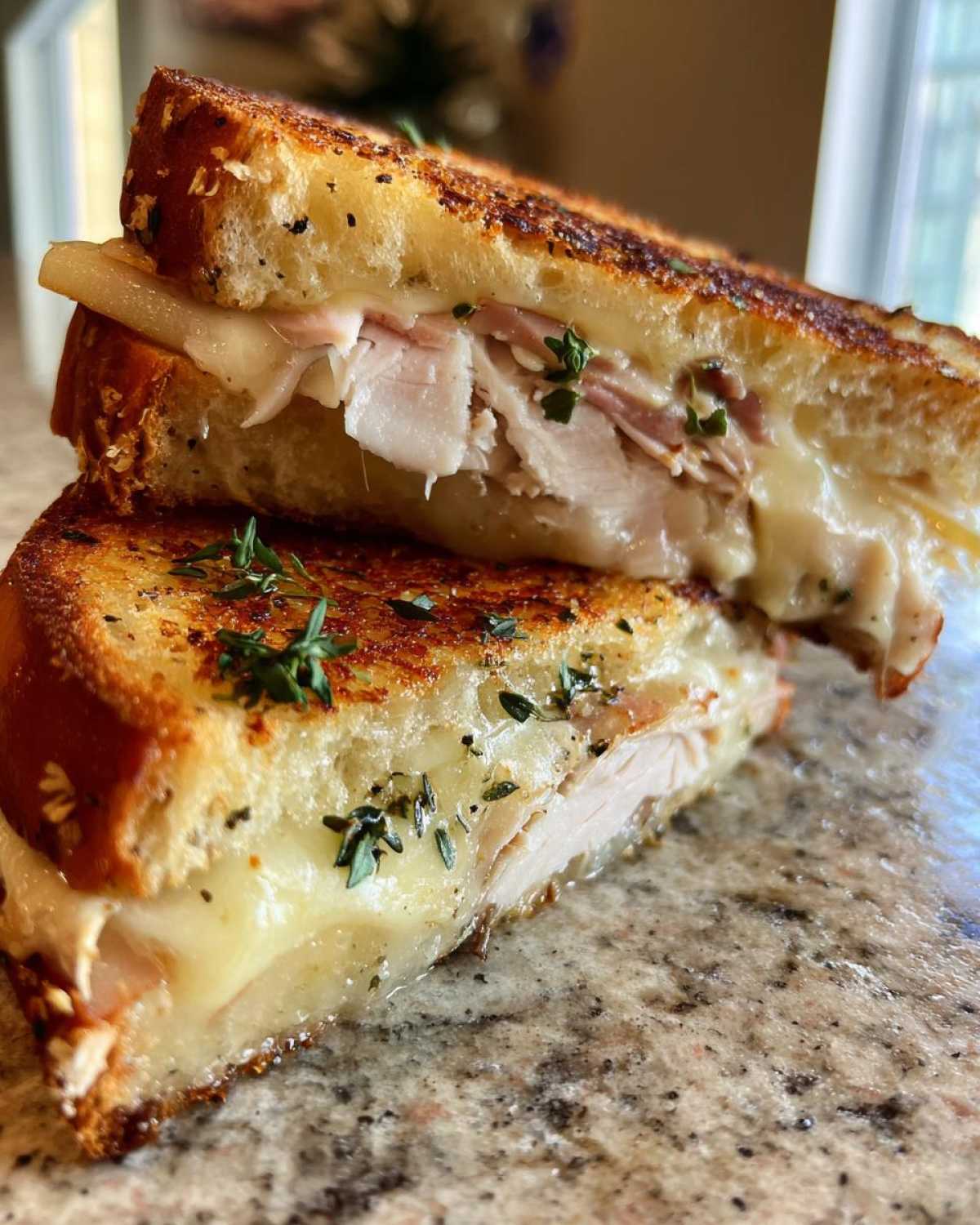 Turkey Apple Brie Sandwich - detail 3