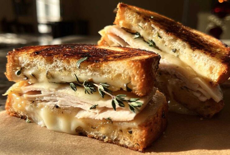 Turkey Apple Brie Sandwich