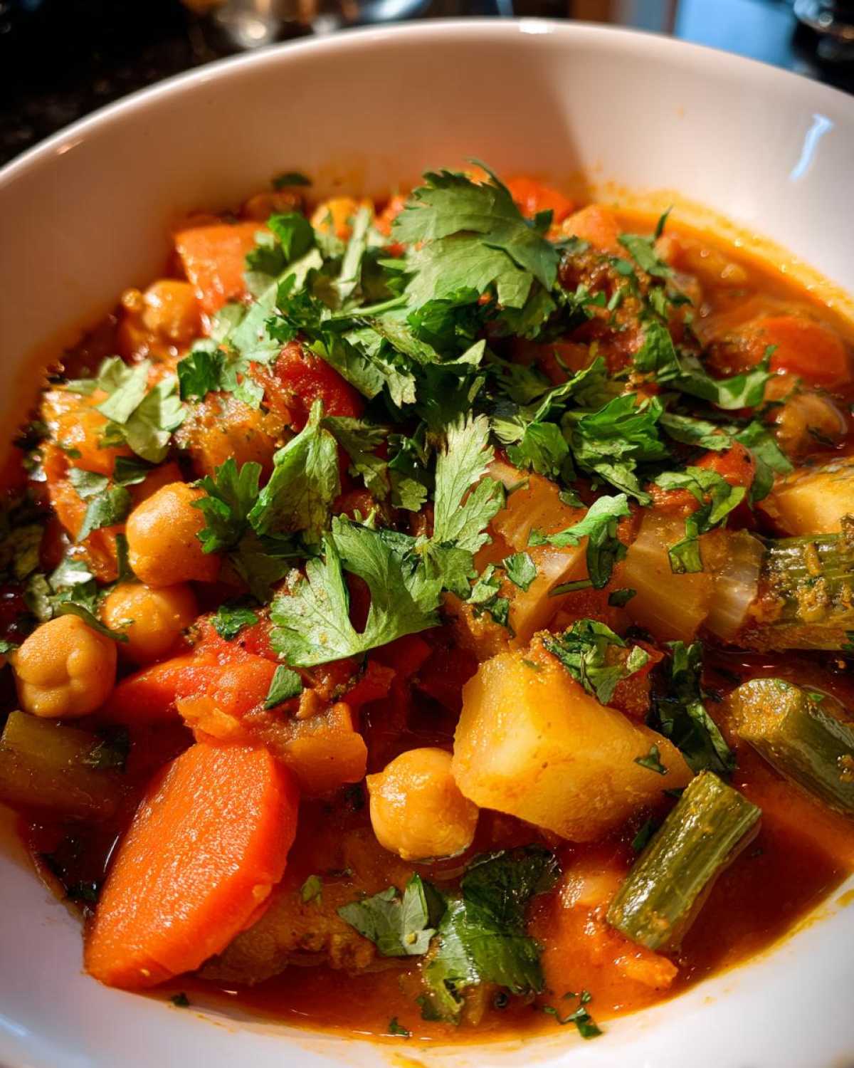 Vegetable Chickpea Curry - detail 4